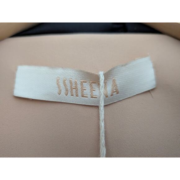 NWT Ssheena Black Puffer Long Coat IT 40 Luxury Italian Designer Outerwear Italy - Picture 7 of 11